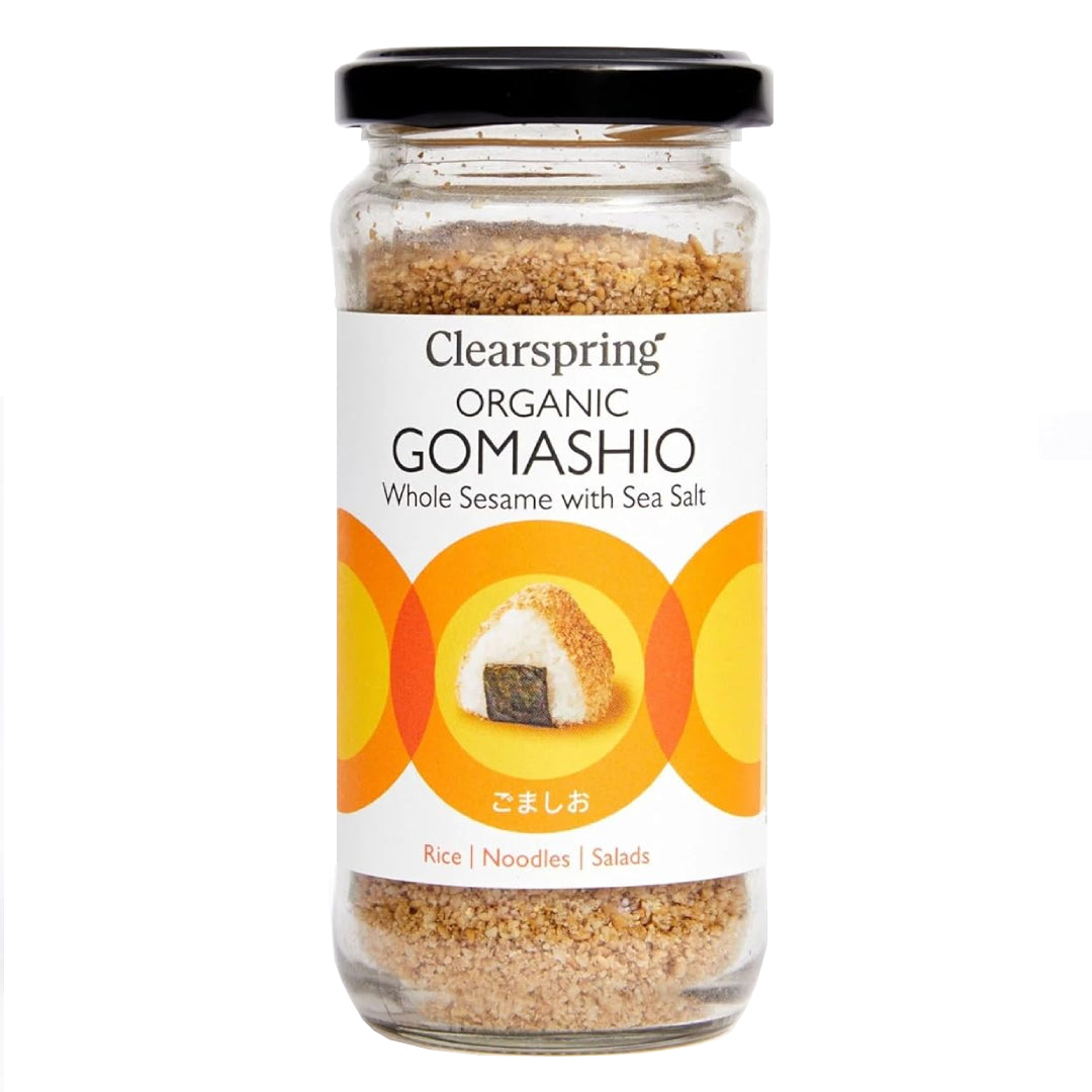 Clearspring Organic Gomashio, Whole Sesame With Sea Salt, 100g