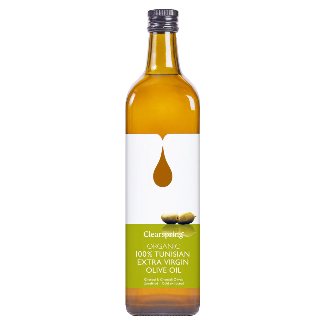 Clearspring Organic 100% Tunisian Extra Virgin Olive Oil, 1 Litre