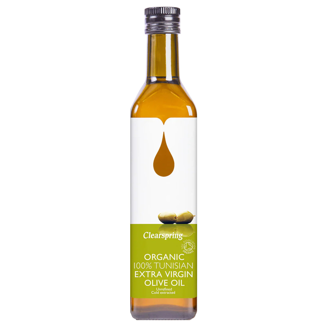 Clearspring Organic 100% Tunisian Extra Virgin Olive Oil, 500ml