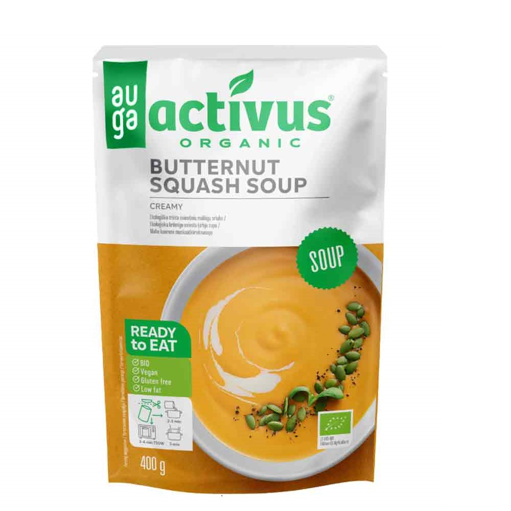 Activus Organic Creamy Butternut Squash Soup, 400g