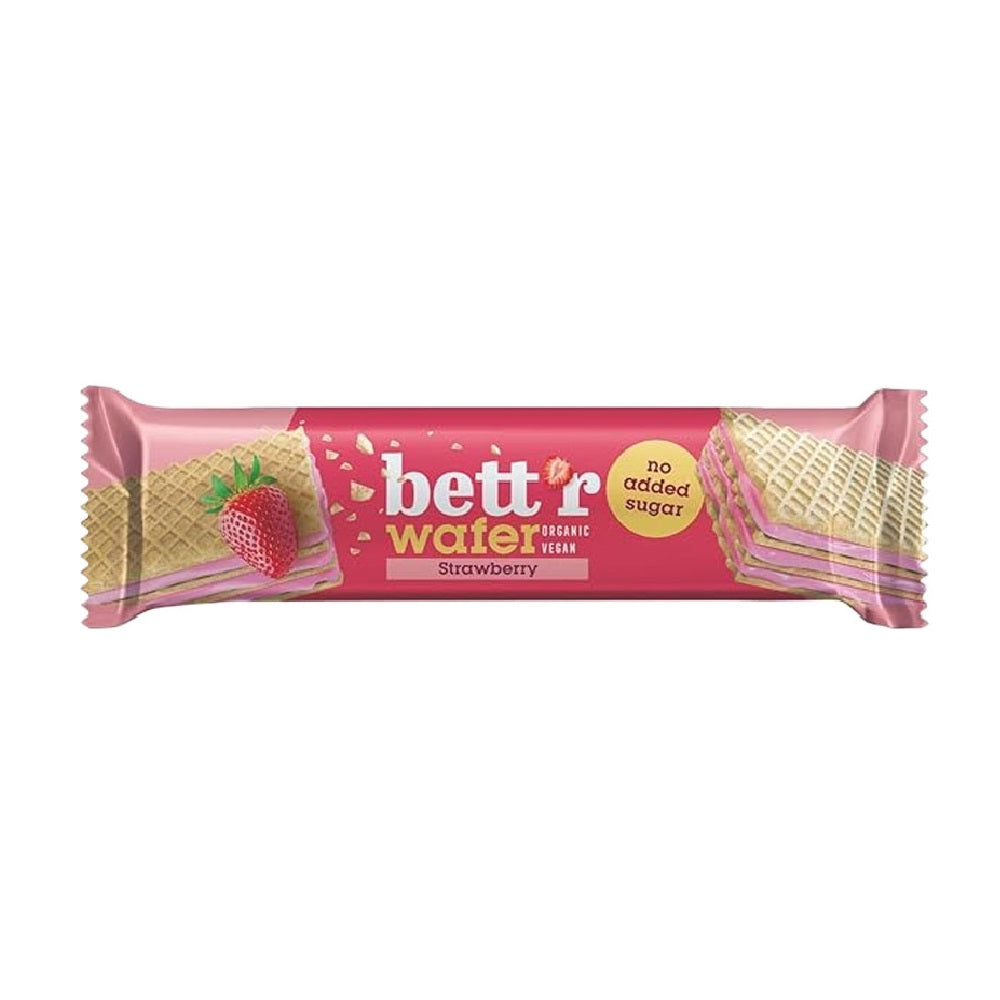 Better Organic Strawberry Wafer No Added Sugar, 30g