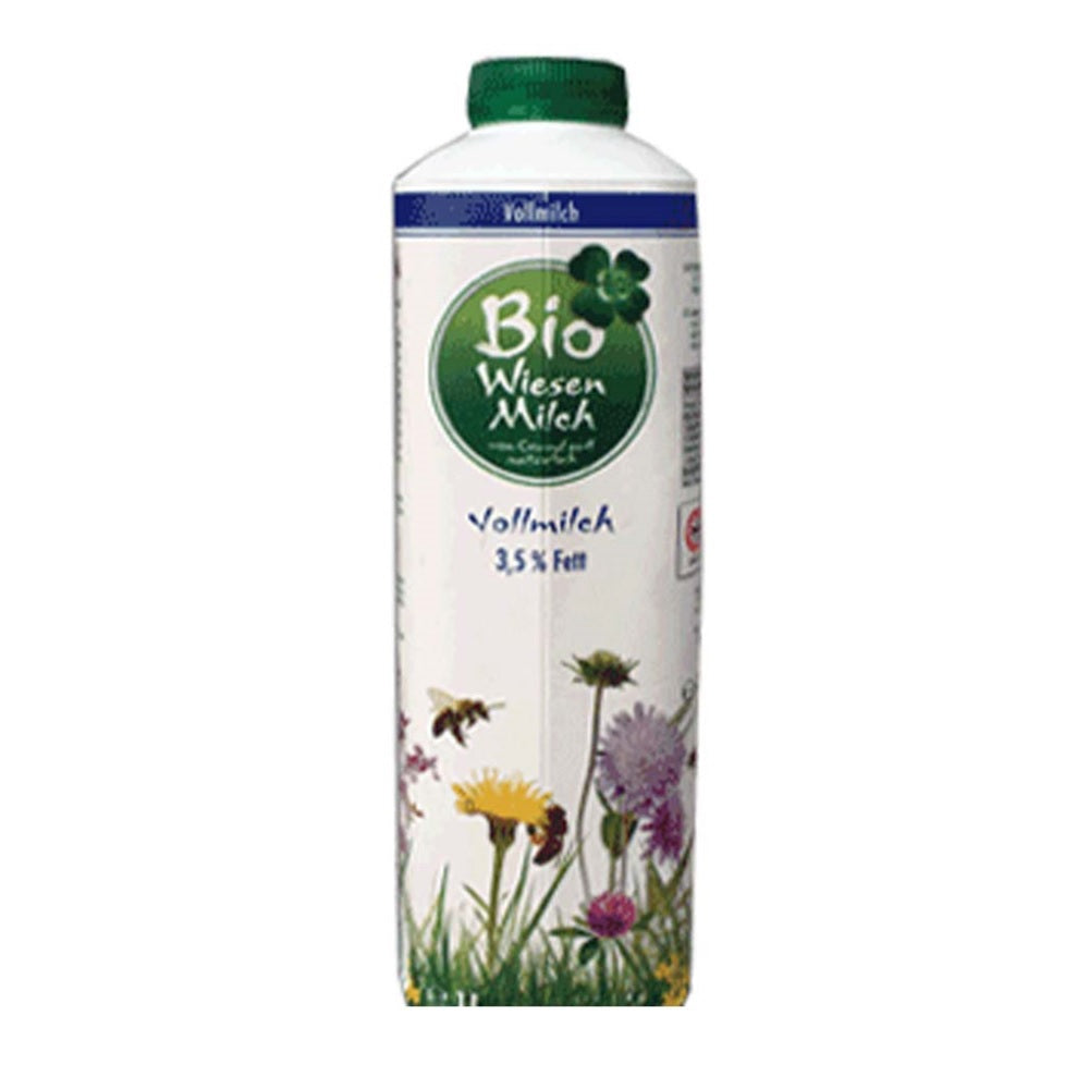 Bio WiesenMilch Organic Whole Milk 3.5%, 1L