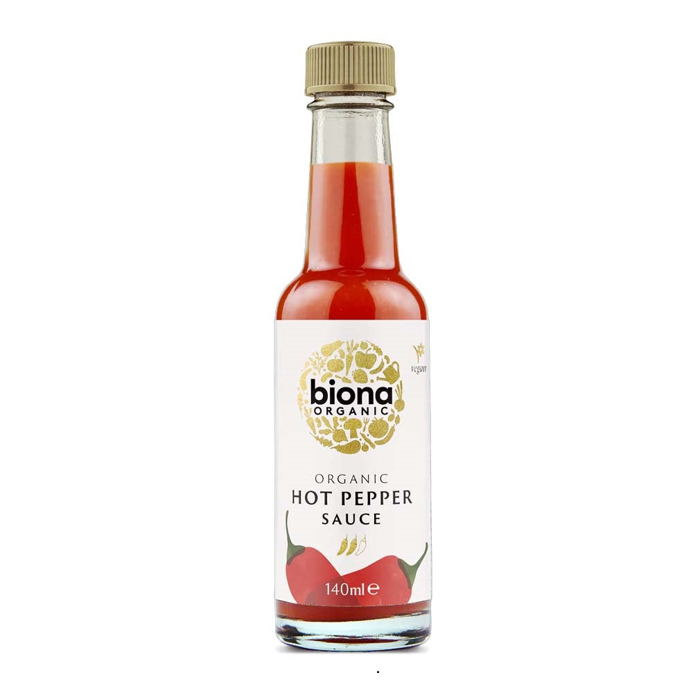 Biona Organic Hot Pepper Sauce, 140ml