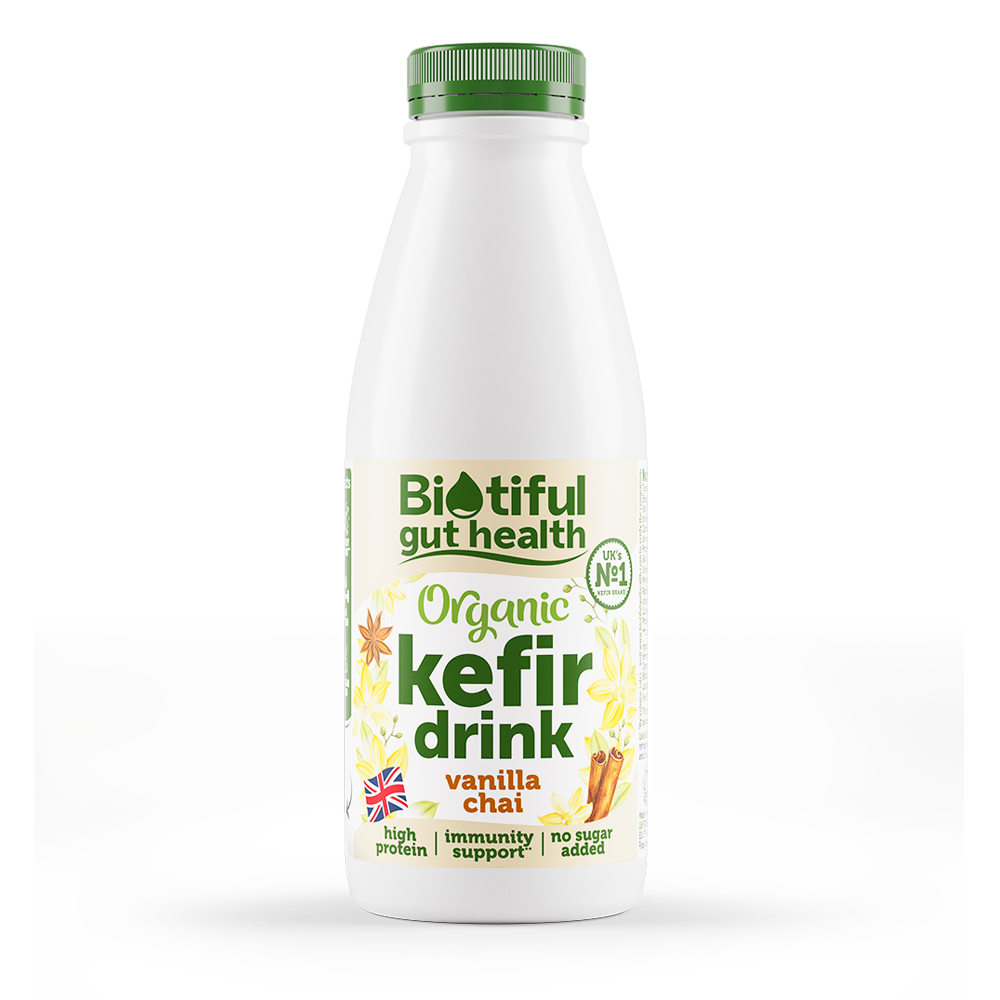 Biotiful Organic Kefir Vanilla Chai Drink, 500ml
