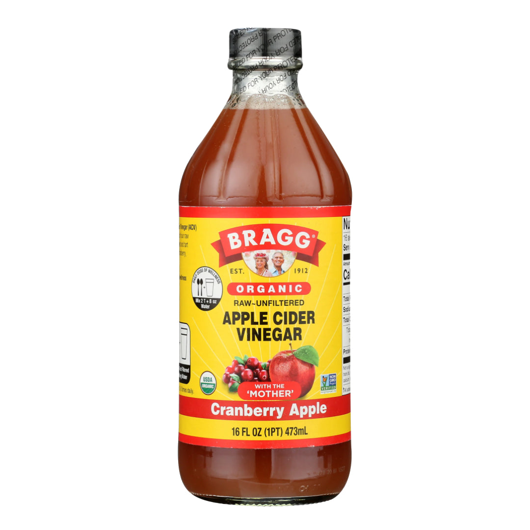 Bragg Organic Apple Cider Vinegar | Cranberry Apple | 473ml