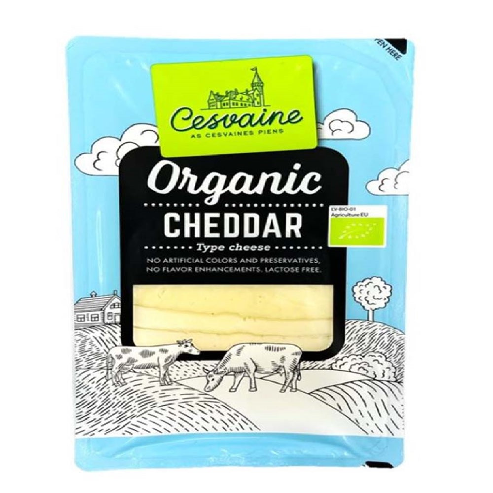 Cesvaines Piens Organic Cheese Cheddar, 150g