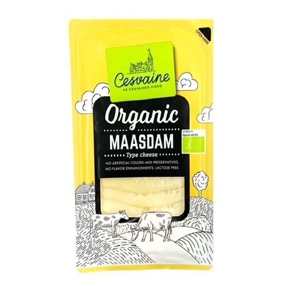 Cesvaines Piens Organic Cheese Maasdam, 150g
