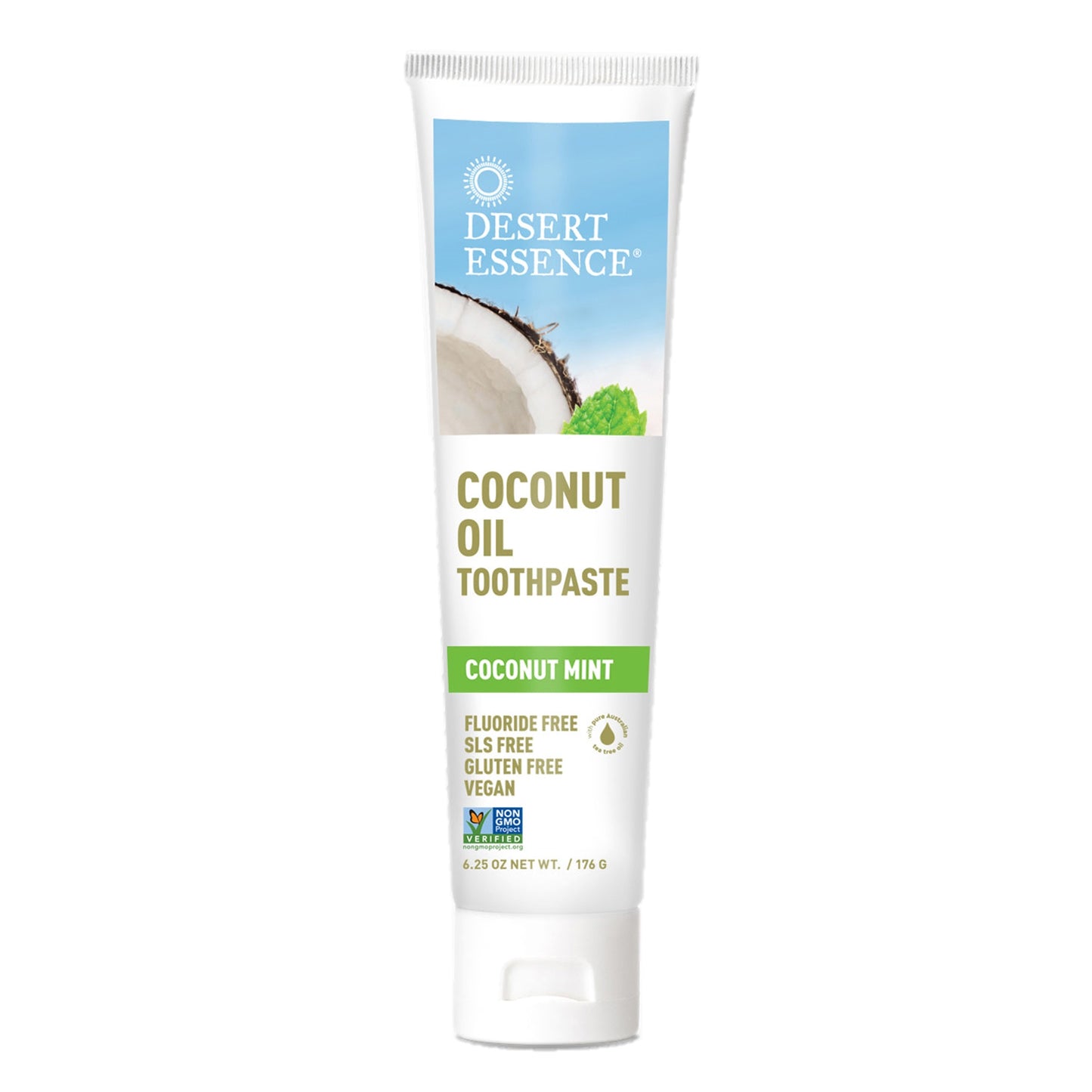 Desert Essence Coconut Mint Toothpaste, 176g