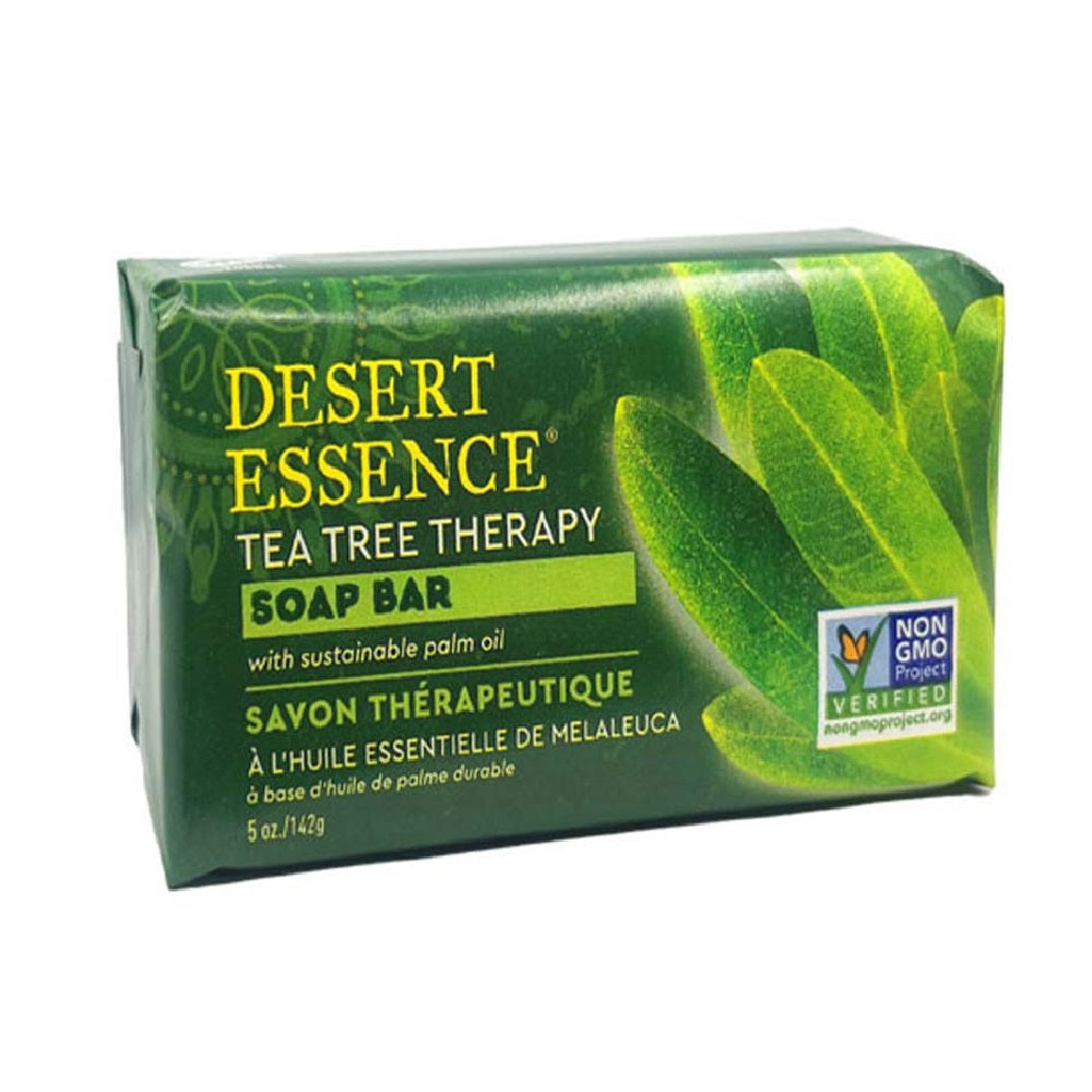 Desert Essence Organic Cleansing Bar Tea Tree Therapy, 142g