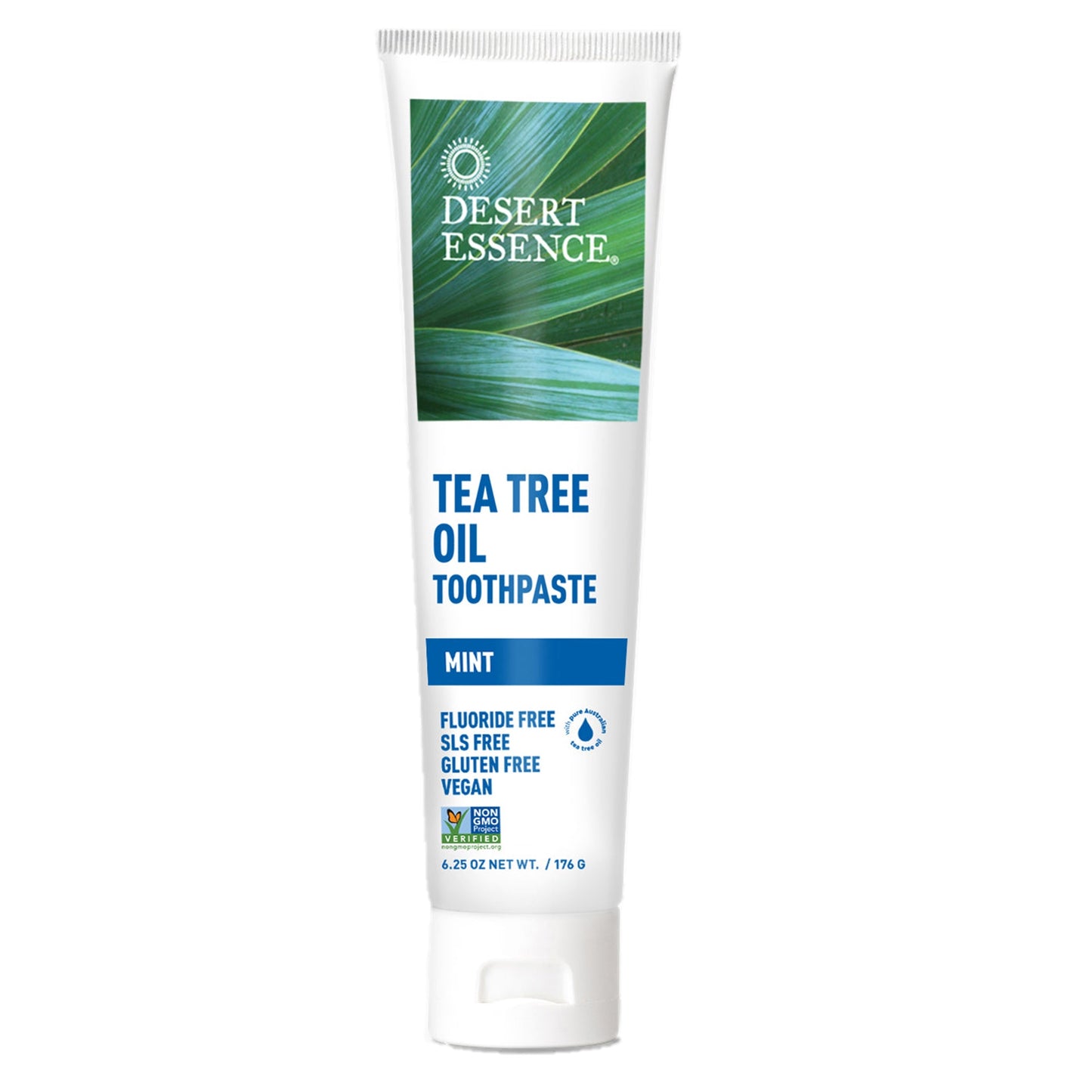 Desert Essence Organic Tea Tree Oil Toothpaste With Mint, 176g