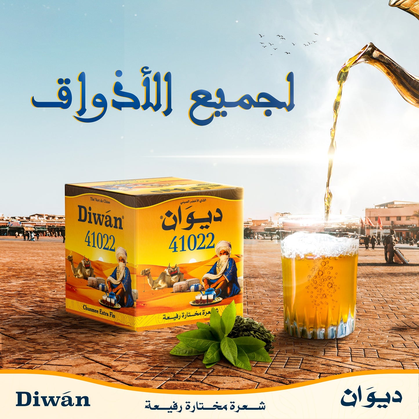 Diwan 41022 Moroccan Loose Leaf Green Tea, 200g