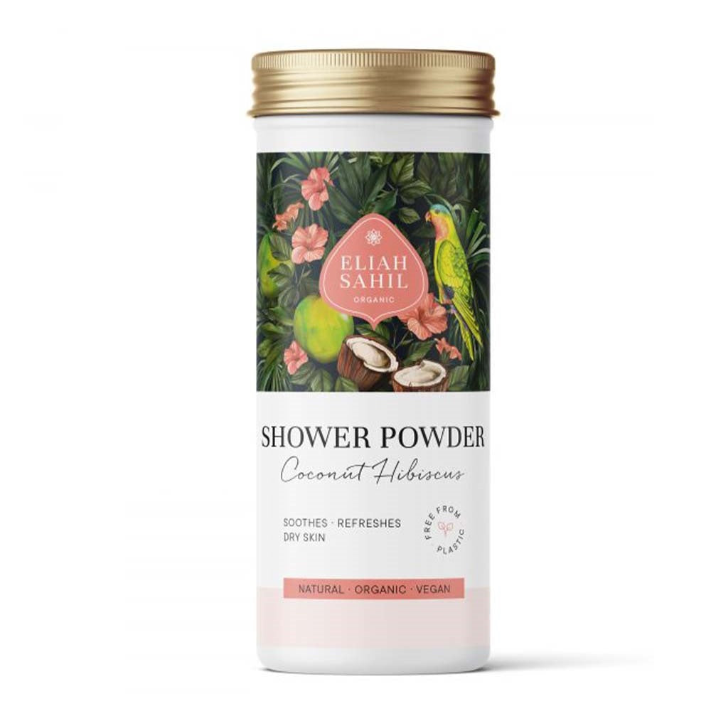 Eliah Sahil Organic Coconut Hibiscus Shower Powder, 90g