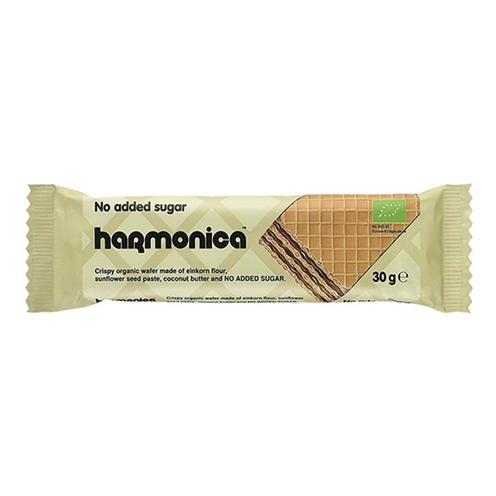 Harmonica Organic Chocolate Wafer No Added Sugar, 30g