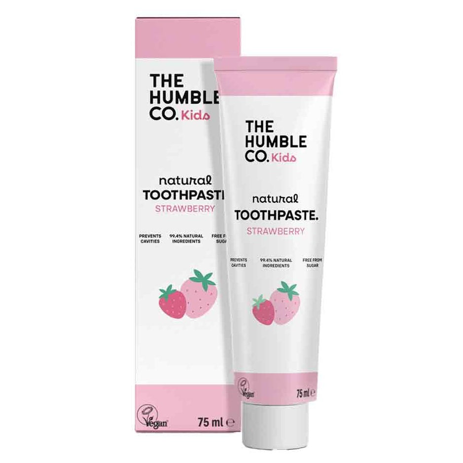 The Humble Co Kids Natural Strawberry Toothpaste, 75ml