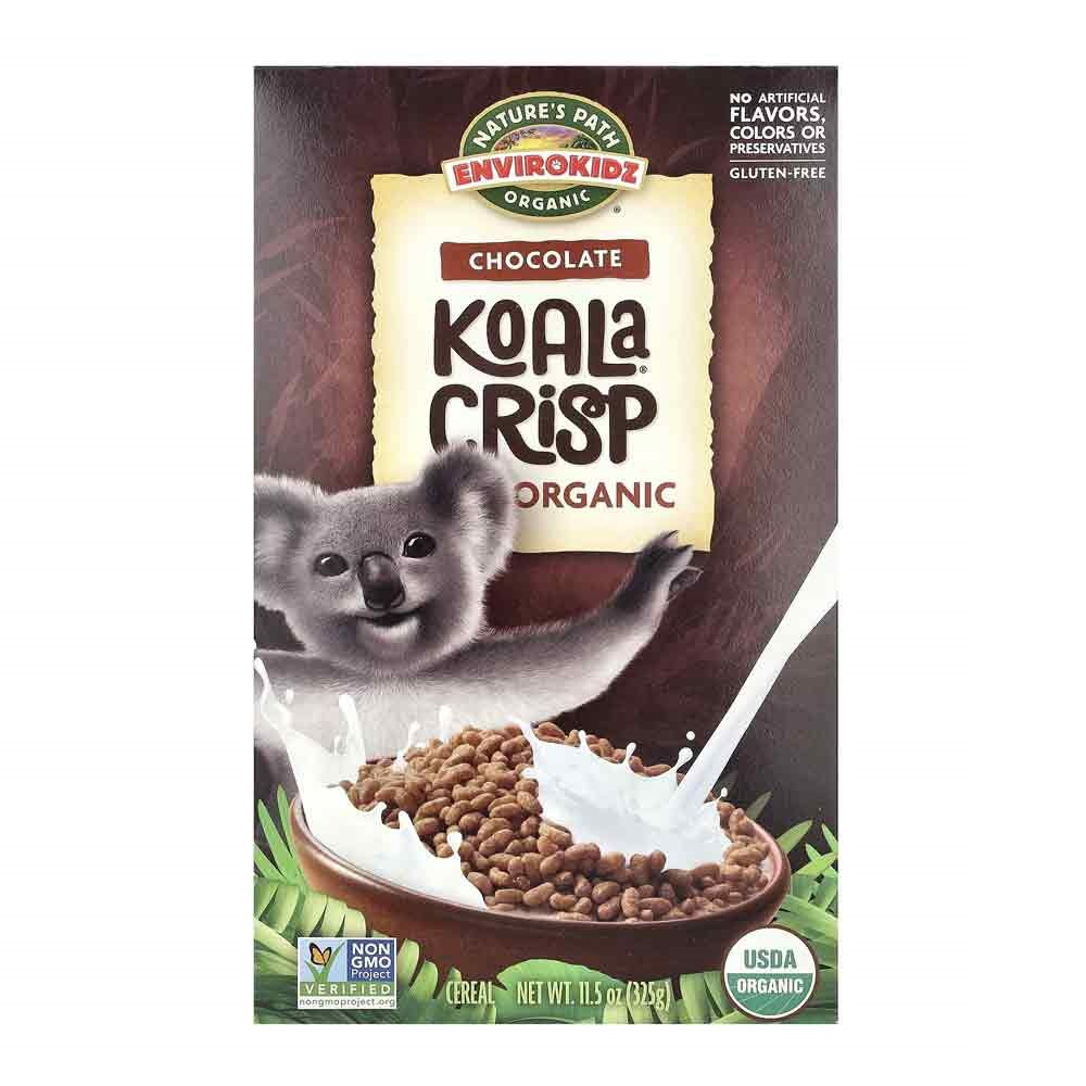 Natures Path Envirokidz Organic Chocolate Koala Crisp Cereal, 325g