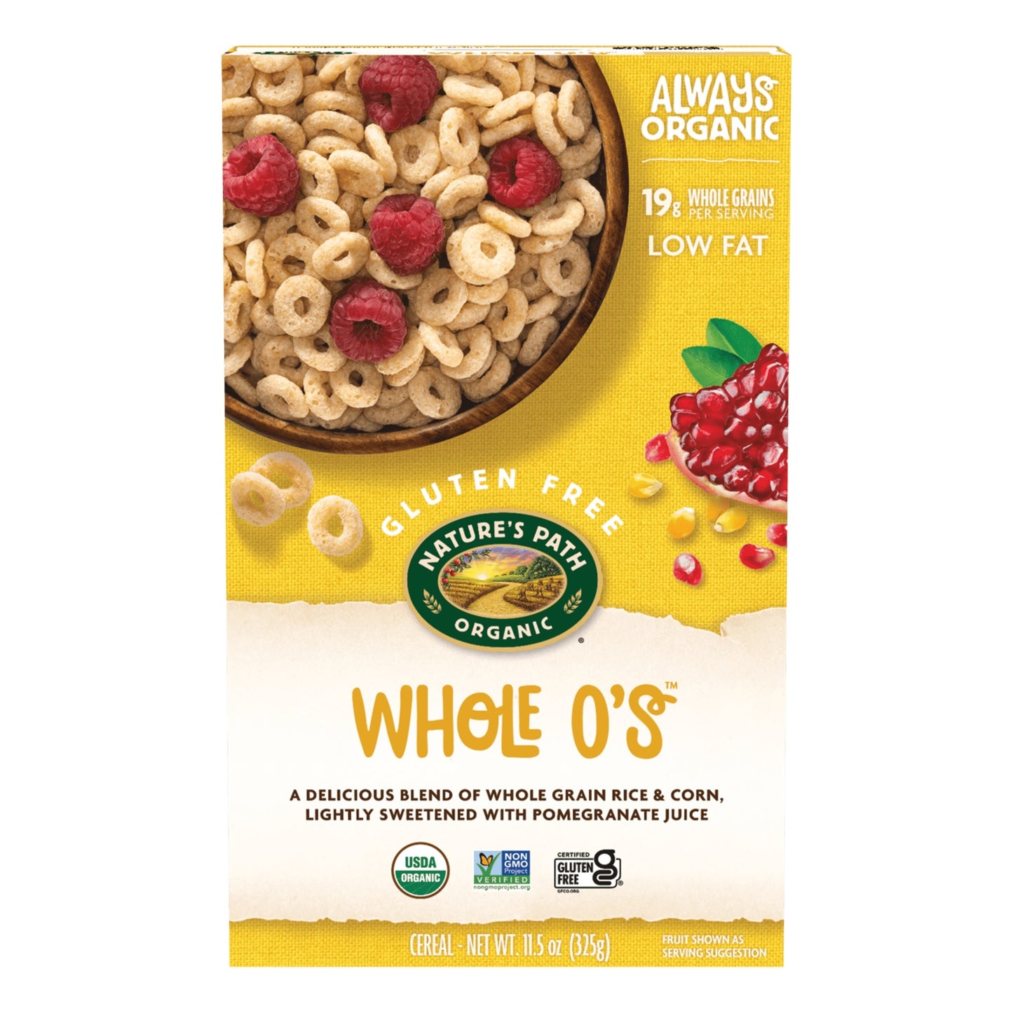 Natures Path Organic Whole Os Cereals, 325g
