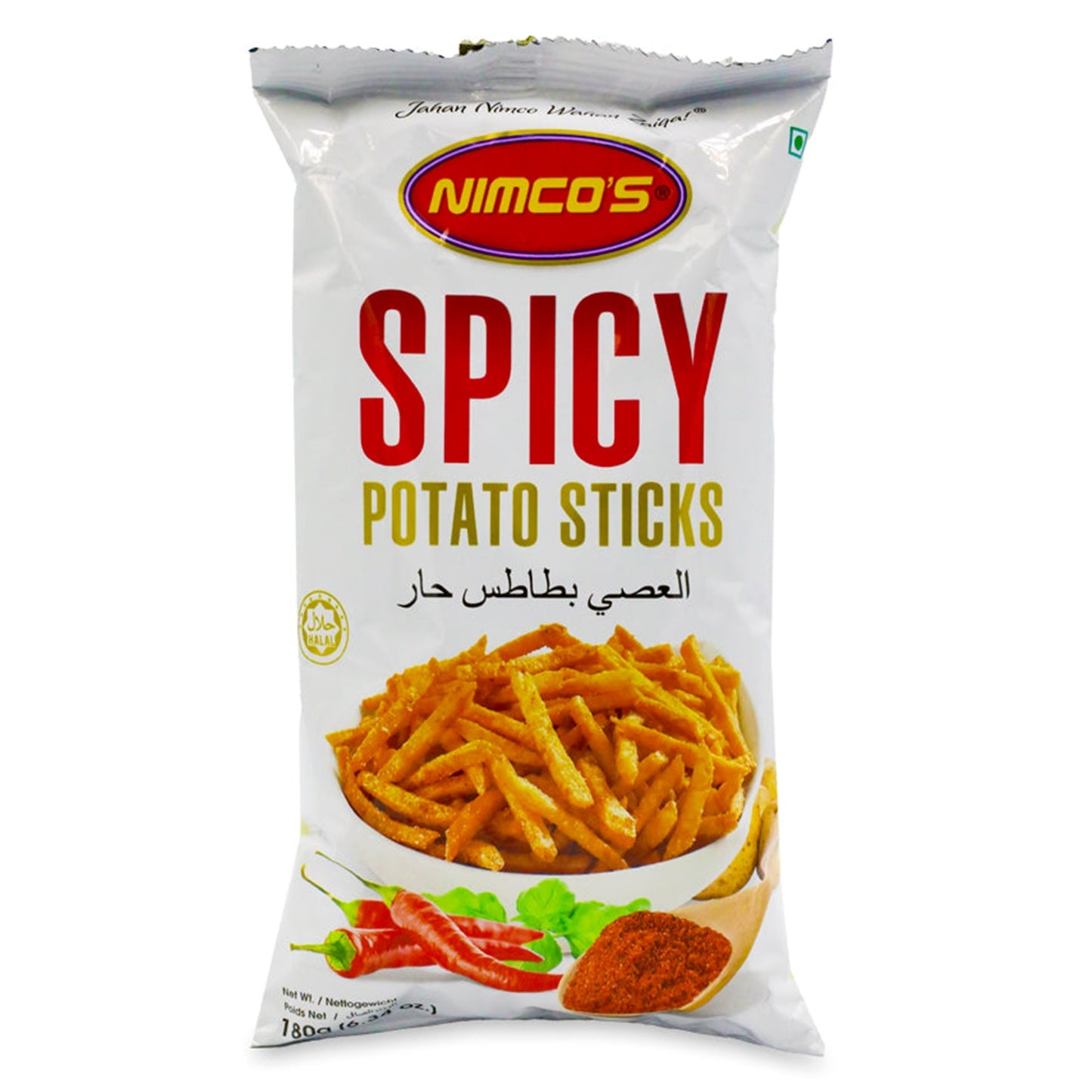 Nimco's Spicy Potato Sticks, 180g