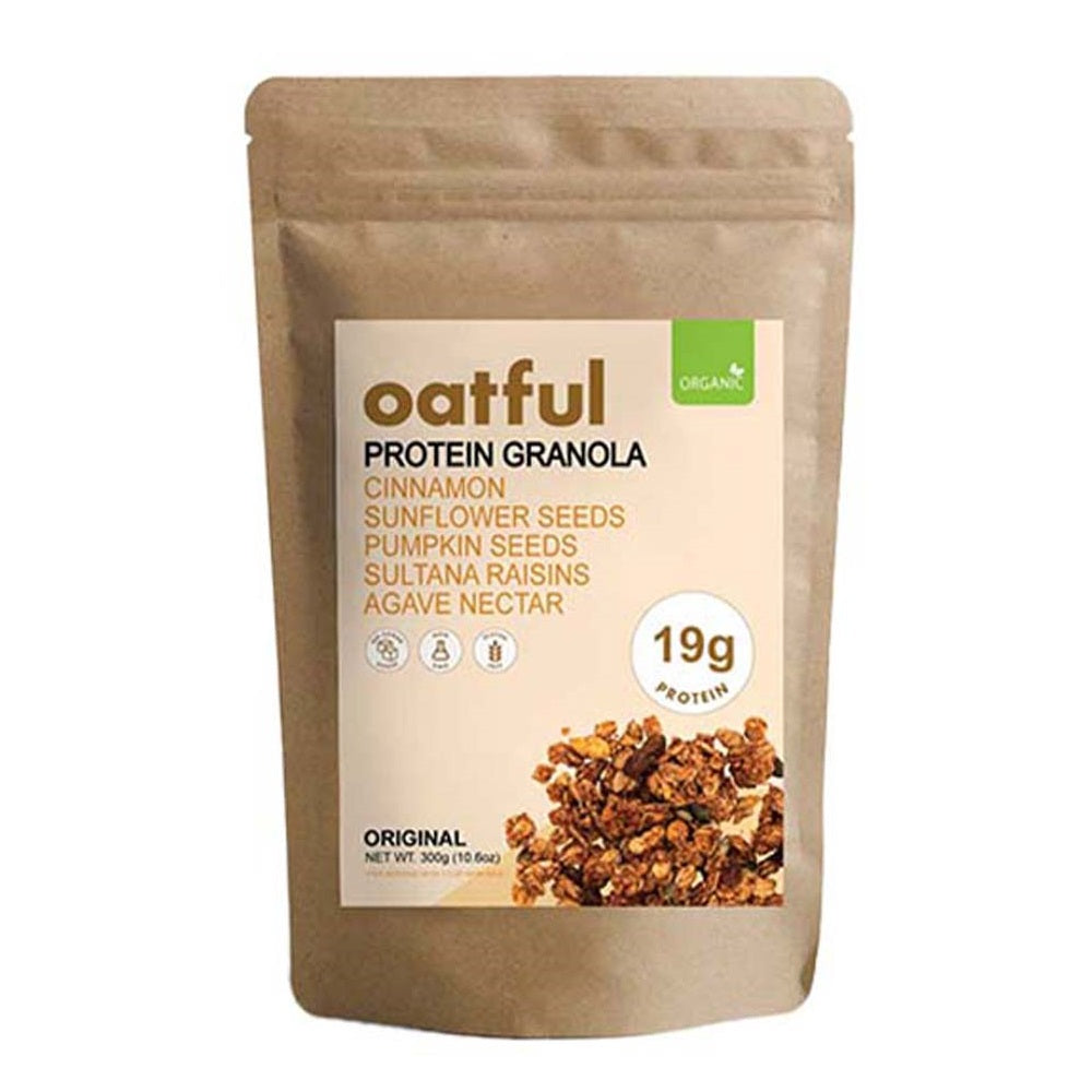 Oatful Organic Protein Granola Bag No Added Sugar, 60g