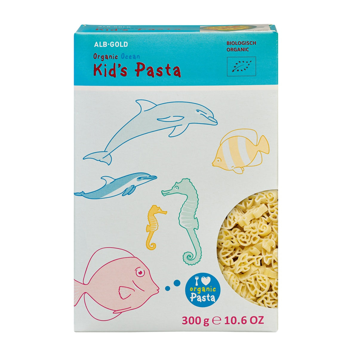 Organic Ocean Animal Shapes Kid's Pasta, 300g