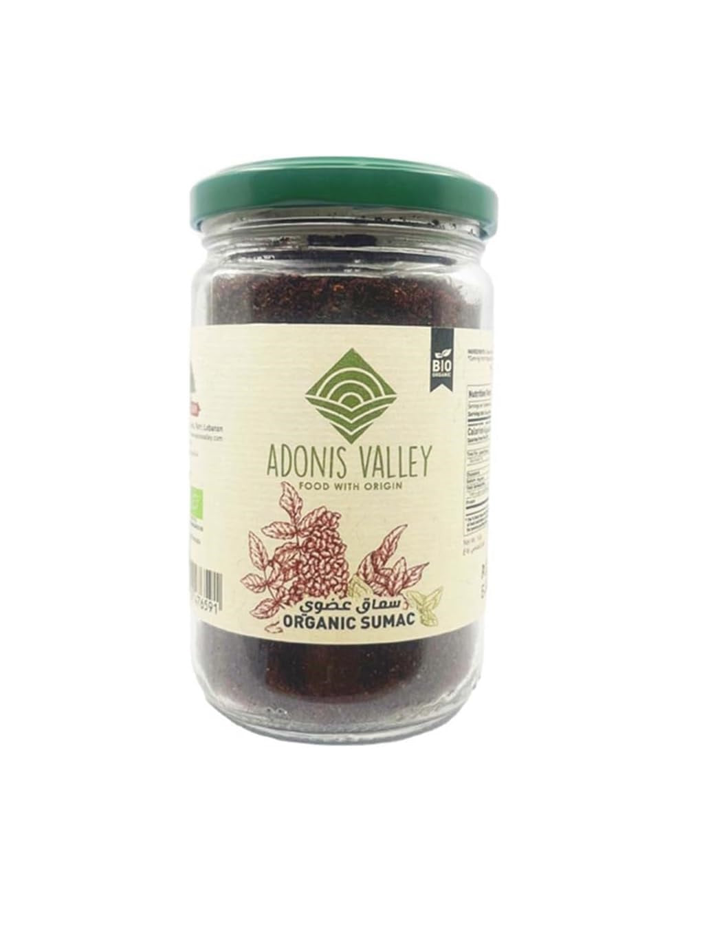 Adonis Valley Organic Sumac, 140g