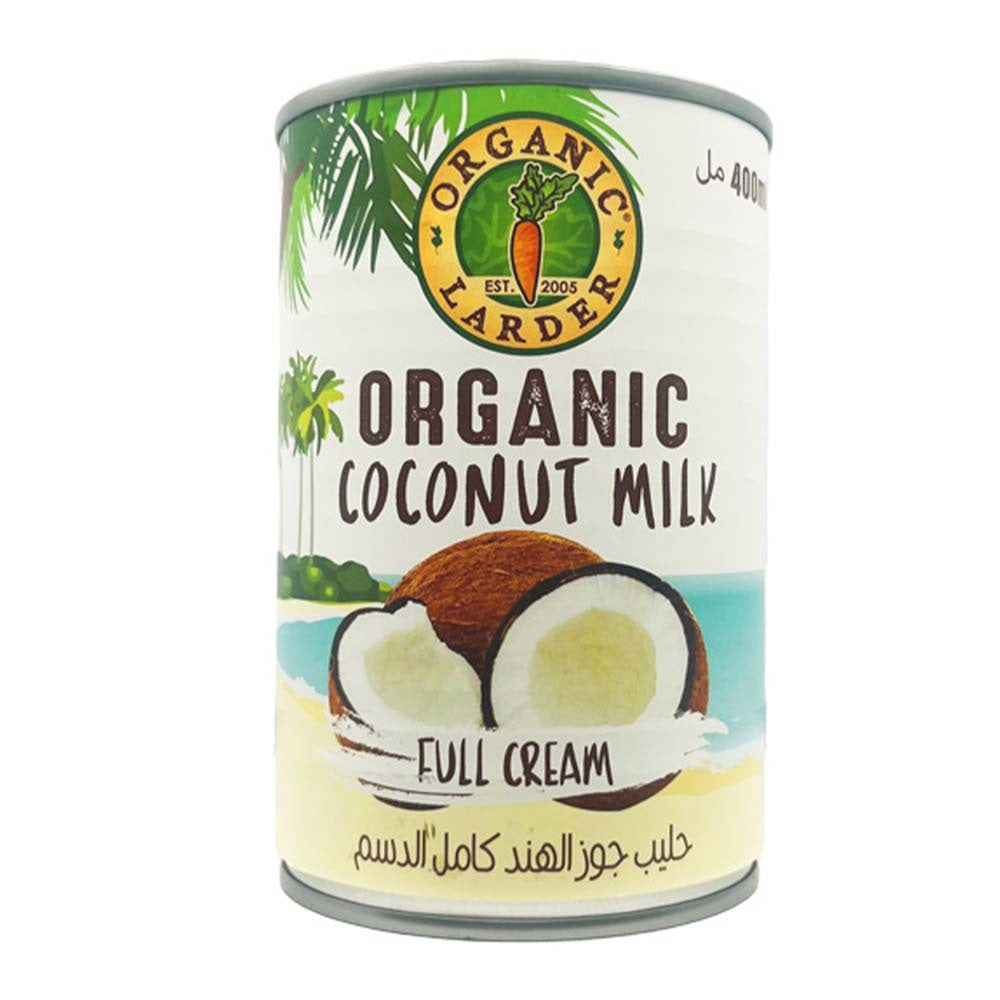 Organic Larder Coconut Milk Full Cream, 400ml