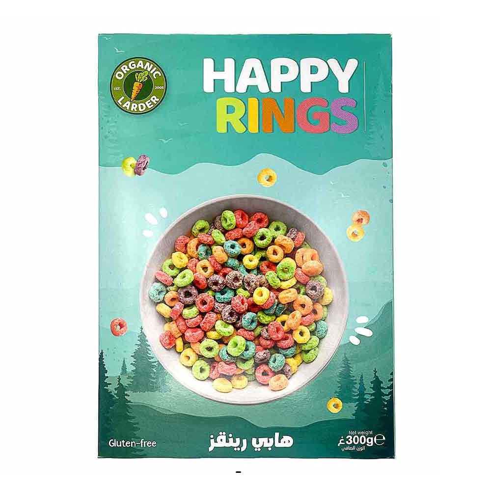 Organic Larder Happy Cereal Rings, 300g