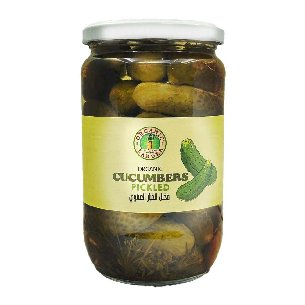 Organic Larder Pickled Cucumbers, 680g