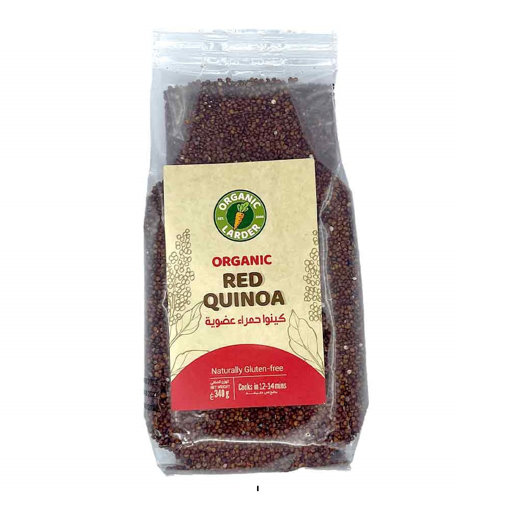 Organic Larder Red Quinoa, 340g