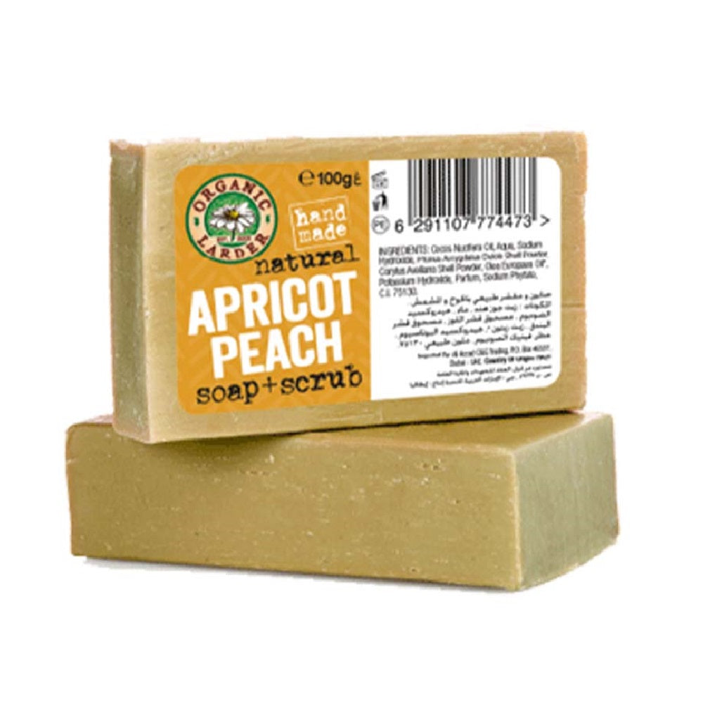 Organic Larder Soap Apricot & Peach, 100g