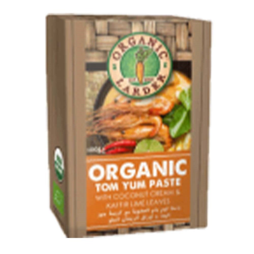 Organic Larder Tom Yum Paste With Coconut Milk & Kaffir Lime Leaves, 100g