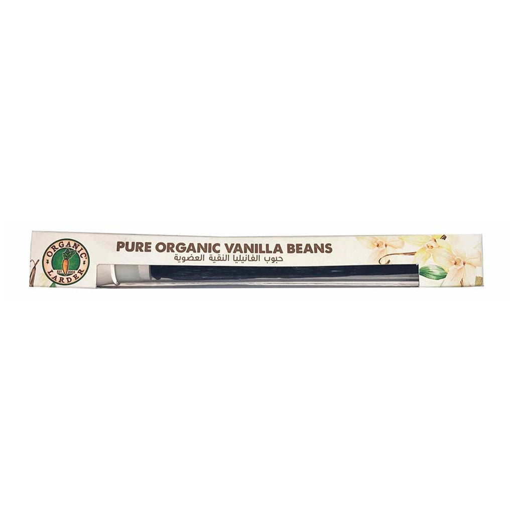 Organic Larder Vanilla Pods, 3 Pcs