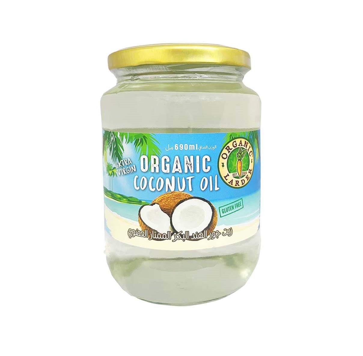 Organic Larder Virgin Coconut Oil, 690ml