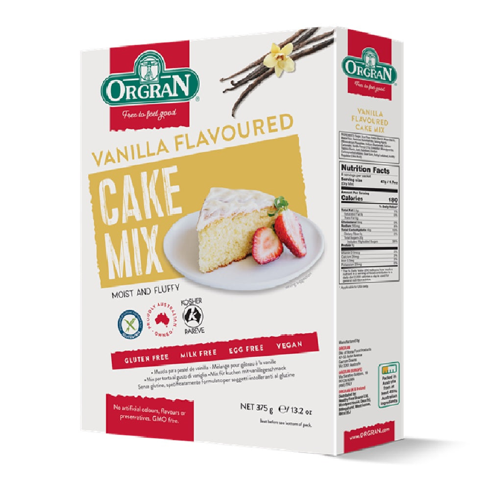 Orgran Vanilla Cake Mix, 125g