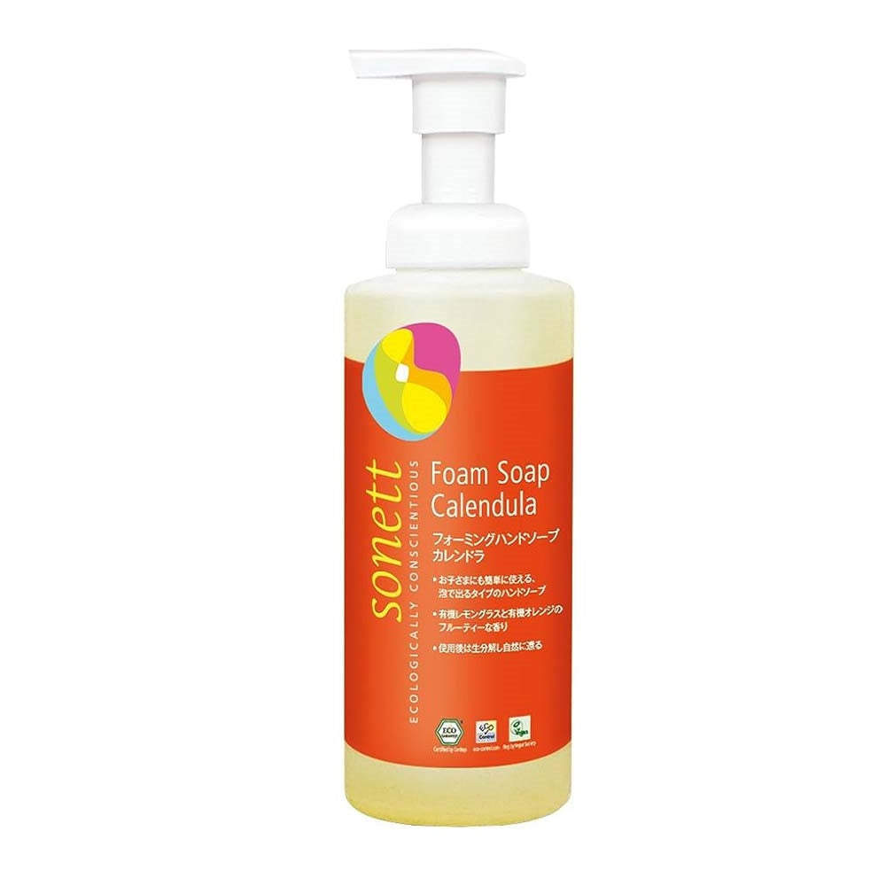 Sonett Organic Foam Soap Calendula, 200ml