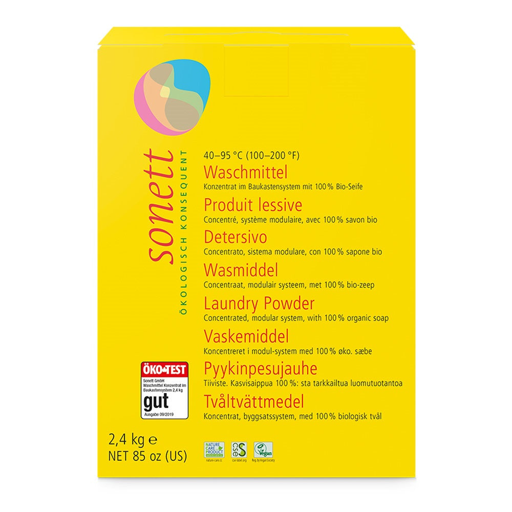 Sonett Organic Laundry Powder Concentrate, 2.4 kg