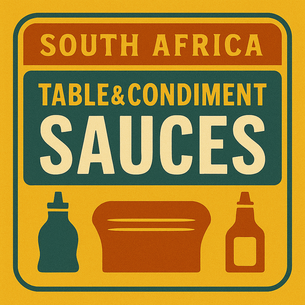 Table & Condiment Sauces from South Africa