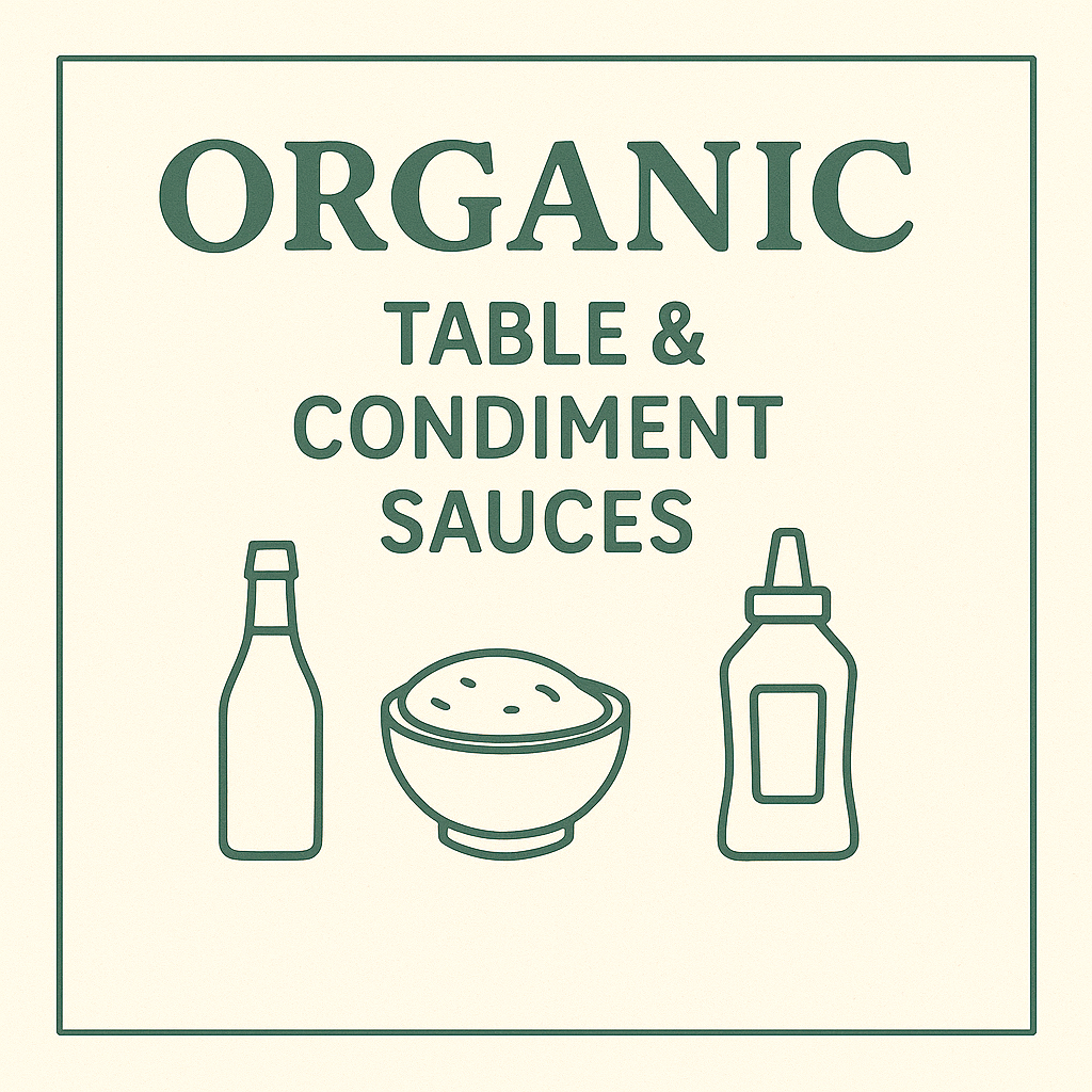 Organic Table & Condiment Sauces