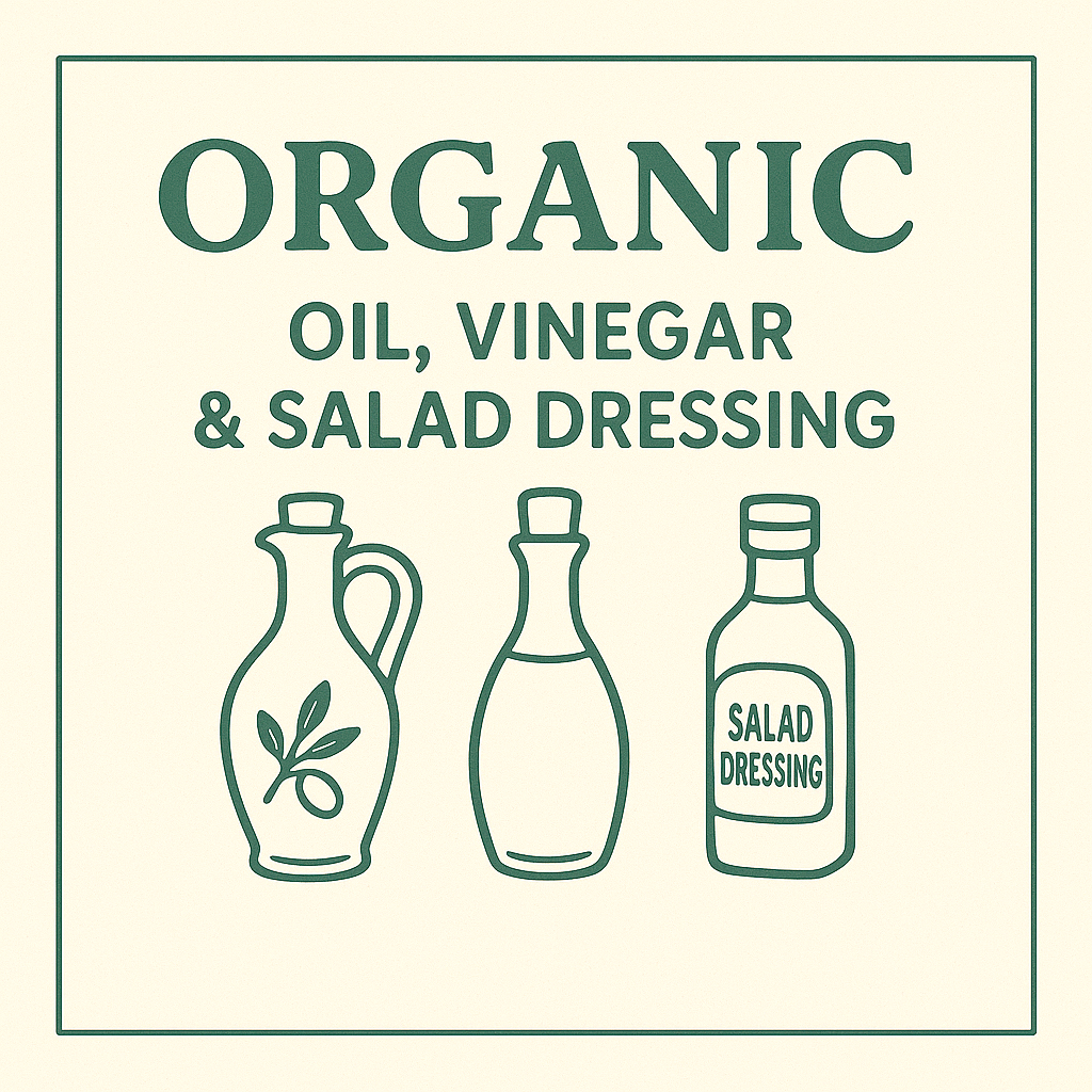 Organic Oil, Vinegar & Salad Dressing