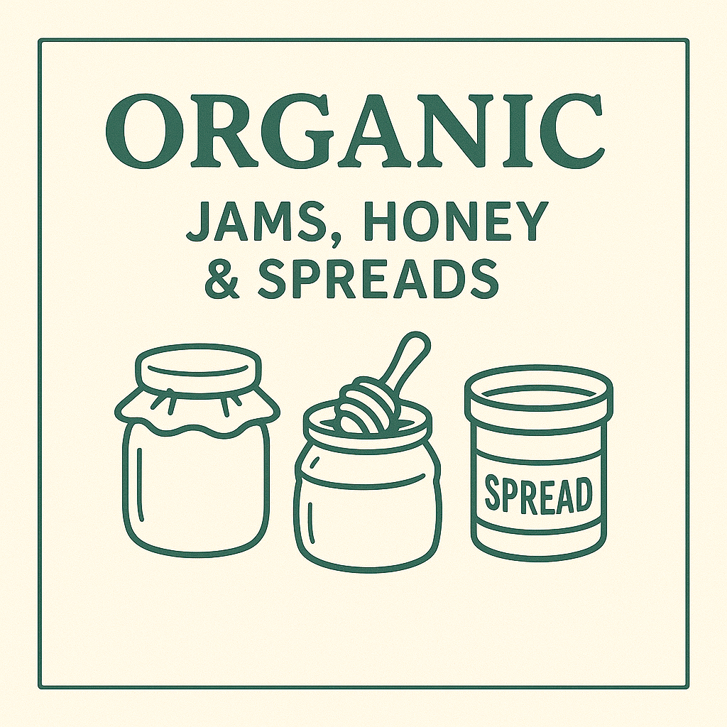 Organic Jams, Honey & Spreads