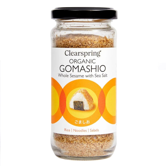 Clearspring Organic Gomashio, Whole Sesame With Sea Salt, 100g