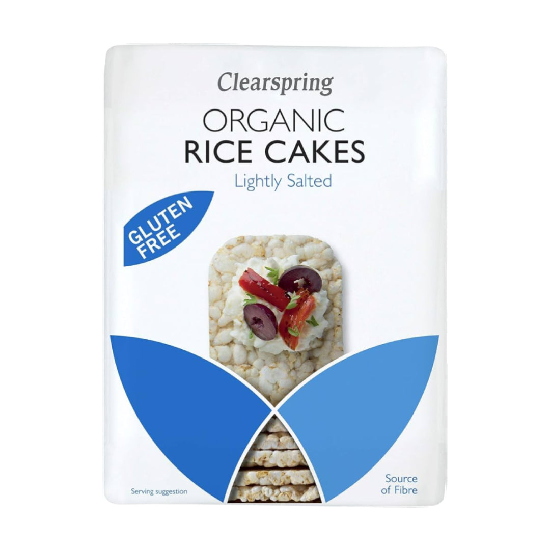 Clearspring Organic Rice Cakes, Lightly Salted, Gluten Free, 130g