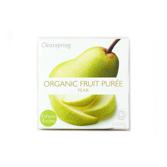 Clearspring Organic Fruit Puree, Pear, 200g
