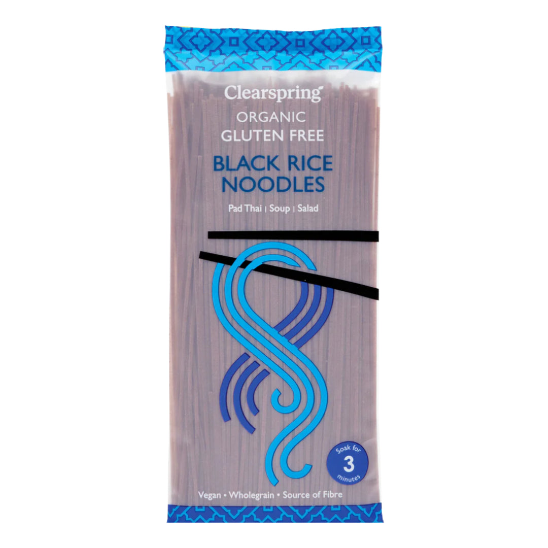 Clearspring Organic Black Rice Noodles, Gluten Free, 200g