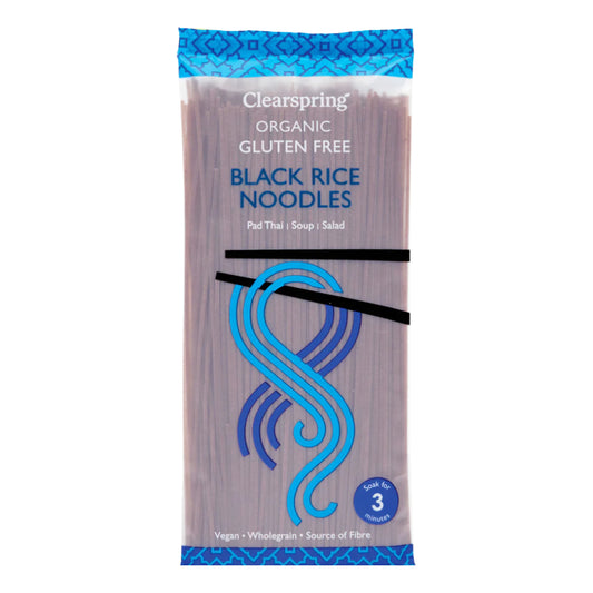 Clearspring Organic Black Rice Noodles, Gluten Free, 200g