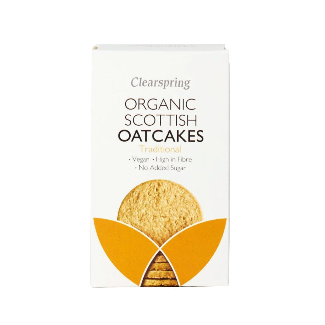 Clearspring Organic Scotish Oat Cakes, Traditional, No Added Sugar, 200g