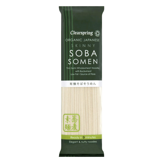 Clearspring Organic Japanese Soba Somen, Skinny, 200g
