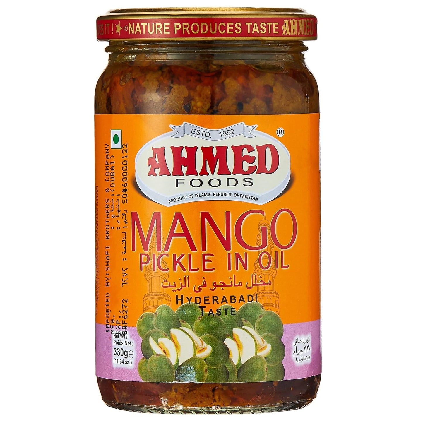 Ahmed Foods Hyderabadi Mango Pickle, 330g