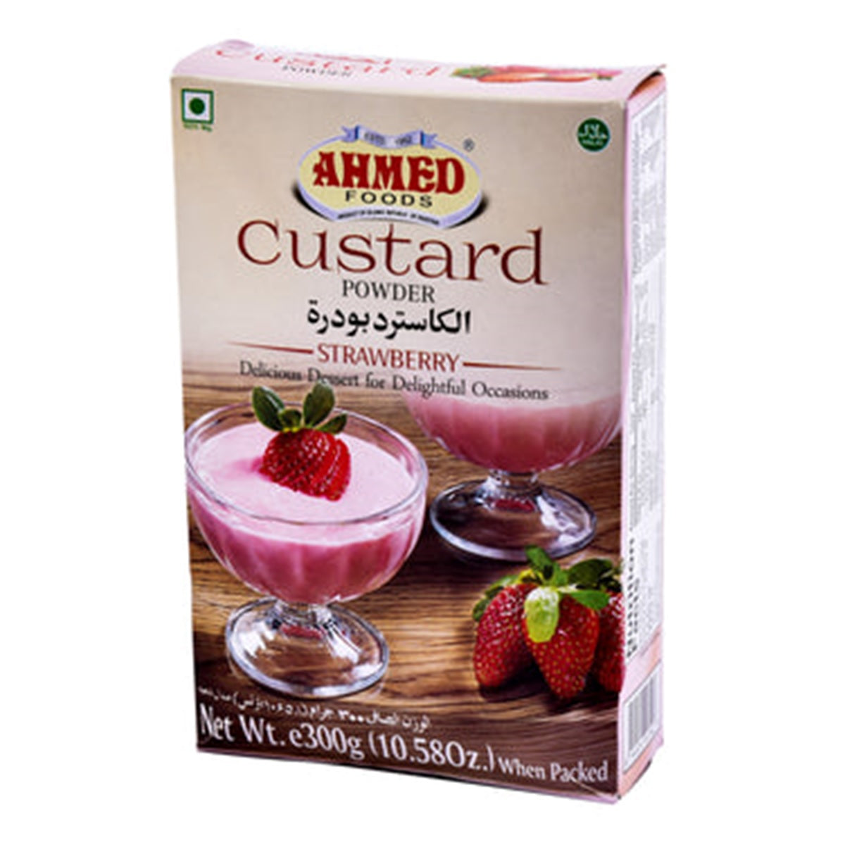 Ahmed Foods Strawberry Custard, 300g