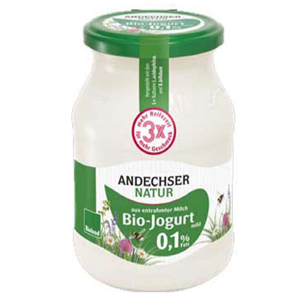 Andechser Natural Organic Mild Yoghurt 0.1%, 500g