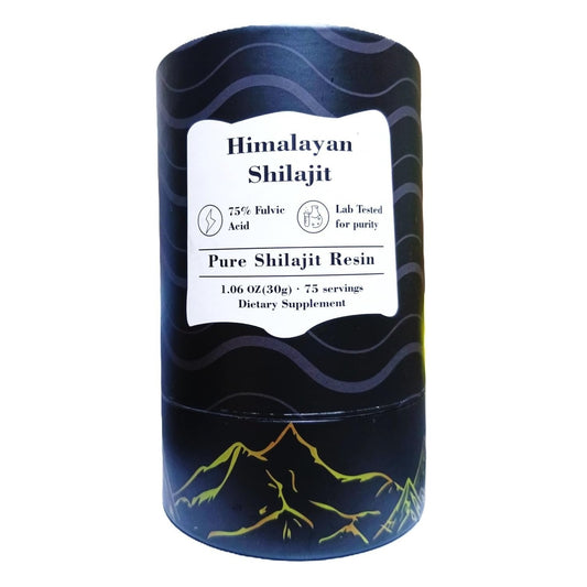 Authentic 75% Fulvic Acid Pure Himalayan Shilajit Resin, 30g